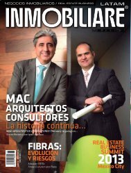 ARQUITECTOS CONSULTORES FIBRAS: - Inmobiliare