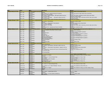 NACC THEATRE WIZARD OF OZ REHEARSAL SCHEDULE Page 1 ...