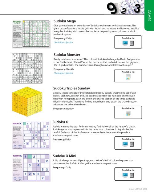 Sudoku MegaGive Game Play
