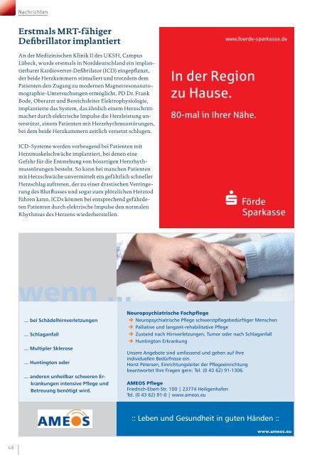 Ausgabe Juli 2012 [pdf] - UKSH Universitätsklinikum Schleswig-Holstein