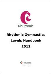 Rhythmic Gymnastics Levels Handbook 2012 - Gym Sports