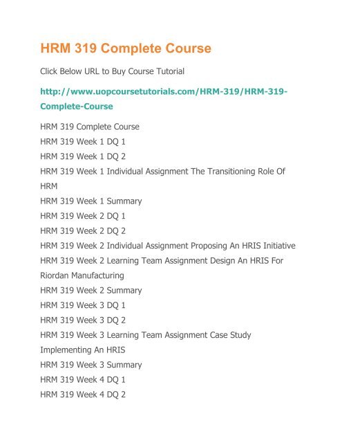 hrm cruise line course