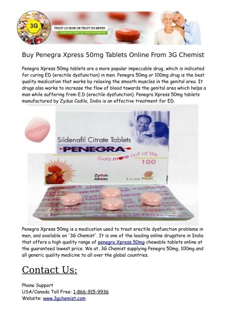 Penegra 50 mg tab