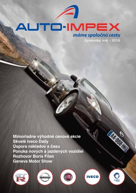 Spravodaj máj 2010 - AUTO-IMPEX