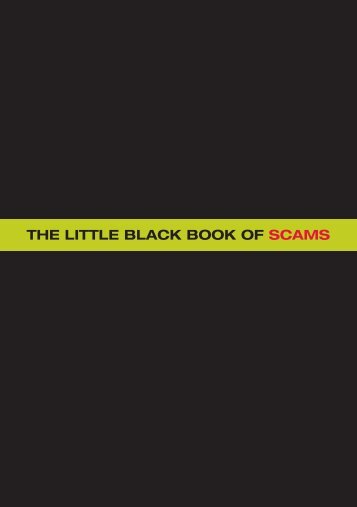 THE LITTLE BLACK BOOK OF SCAMS