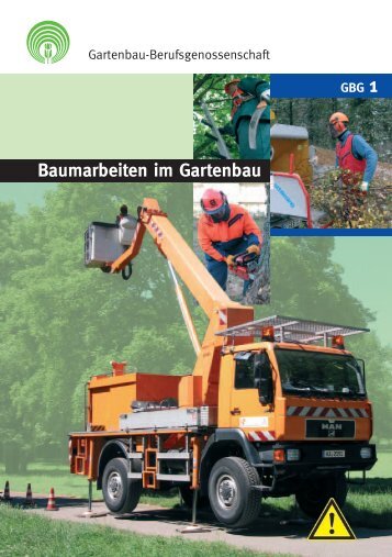 Baumarbeiten im Gartenbau - VBG