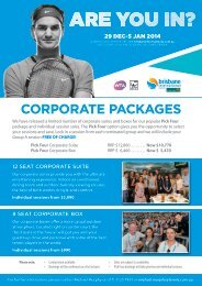 CORPORATE PACKAGES