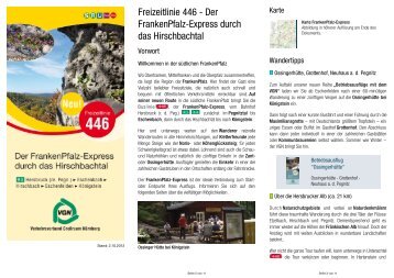 Freizeitlinie 446 - Der FrankenPfalz-Express durch das ... - VGN