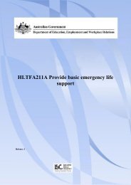 HLTFA211A Provide basic emergency life support