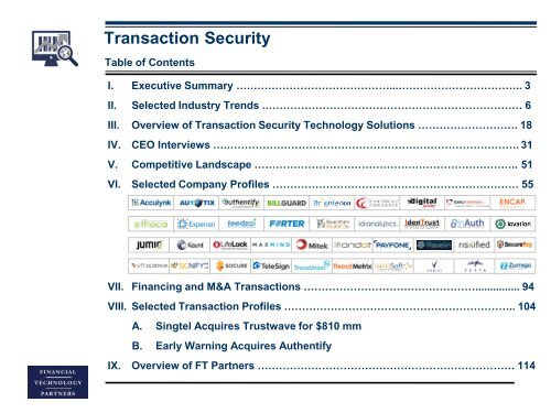 Transaction Security