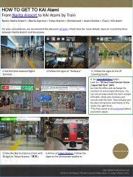 HOW TO GET TO KAI Atami From Narita Airport to KAI Atami by Train