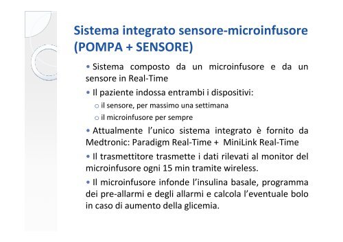 Sistemi per il monitoraggio continuo della glicemia e ... - ASL Pavia