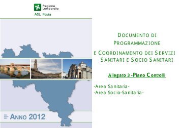 Piano Controlli - ASL Pavia