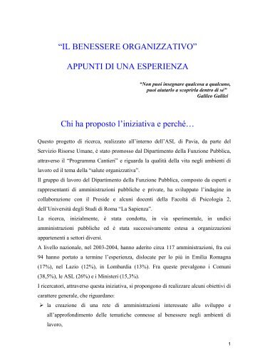 “Non puoi insegnare qualcosa a qualcuno, - ASL Pavia