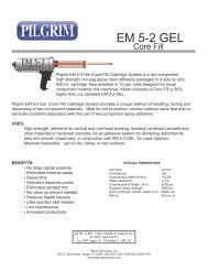 EM 5-2 Gel Core Fill - Pilgrim