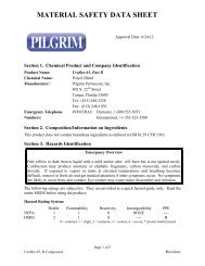 MATERIAL SAFETY DATA SHEET