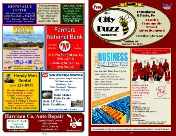 City Buzz - The City Buzz Magazine