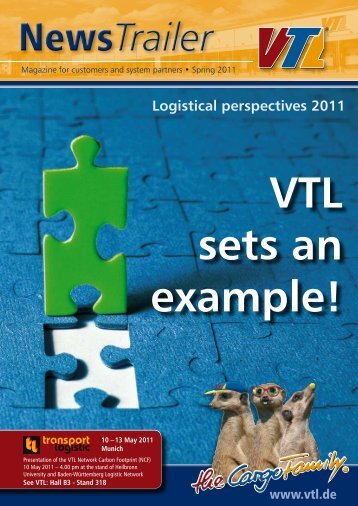 Logistical perspectives 2011 - VTL | Vernetzte-Transport-Logistik