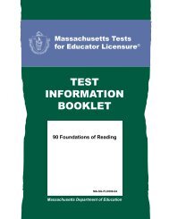 TEST INFORMATION BOOKLET