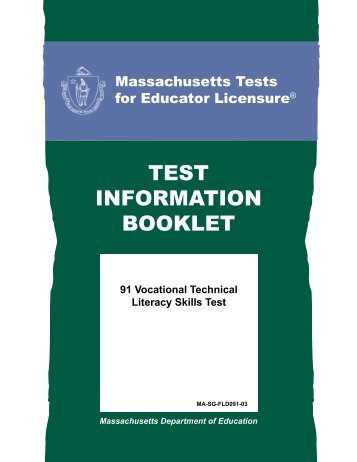 TEST INFORMATION BOOKLET