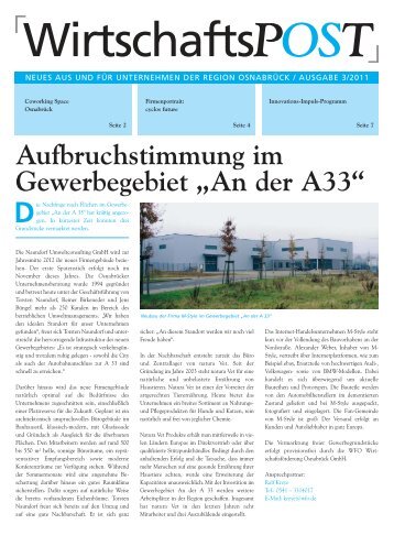 Aufbruchstimmung im Gewerbegebiet „An der A33“