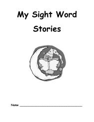 My Sight Word Stories