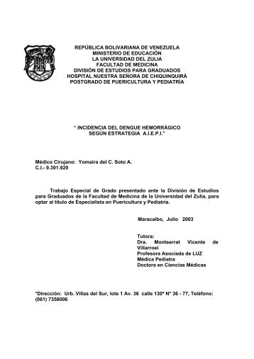 REPÚBLICA BOLIVARIANA DE VENEZUELA MINISTERIO ... - inicio
