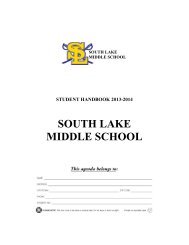 SOUTH LAKE MIDDLE SCHOOL