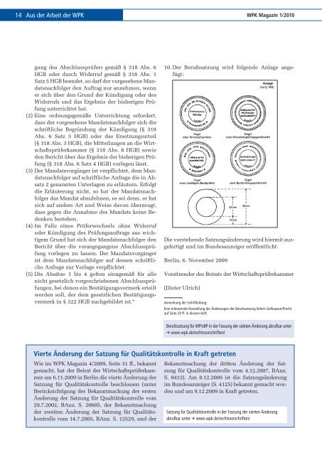 WPK Magazin 1/2010 - Wirtschaftsprüferkammer