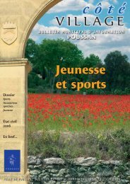 Le sport à Poussan