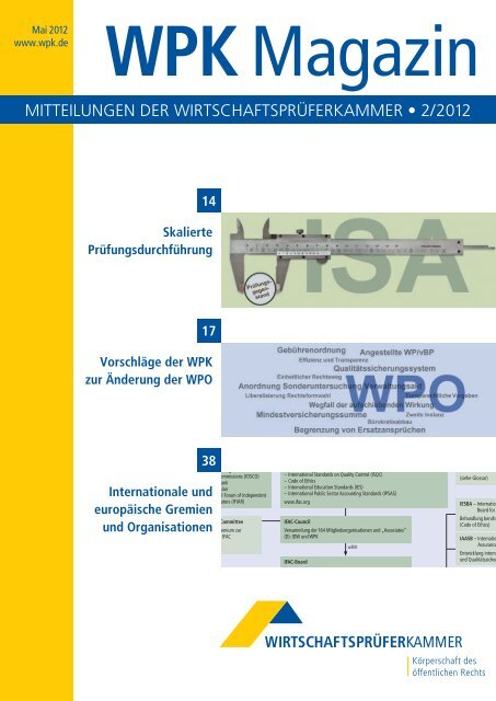 WPK Magazin 2/2012 - Wirtschaftsprüferkammer