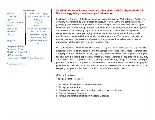 Midfield Industries-IPO Note - ANS Pvt. Ltd.