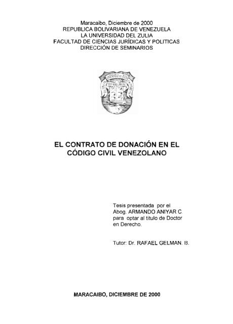 EL CÓDIGO CIVIL VENEZOLANO