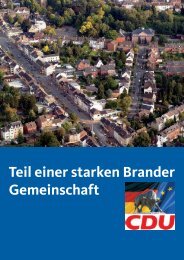 Teil einer starken Brander Gemeinschaft