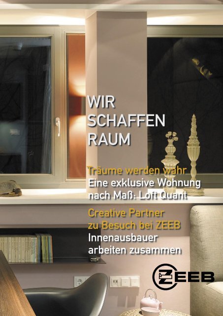 WIR SCHAFFEN RAUM - ZEEB Innenausbau GmbH Stuttgart