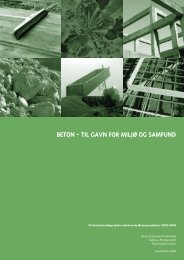 BETON - TIL GAVN FOR MILJØ OG SAMFUND