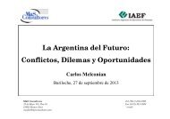 La Argentina del Futuro Conflictos Dilemas y Oportunidades
