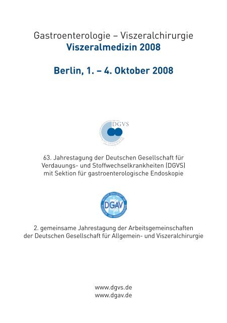 Wissenschaftliches Programm - Deutsche Gesellschaft für Allgemein