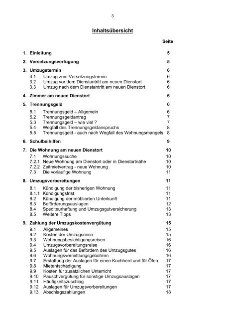 Die Umzugsfibel für Soldaten 2012 ( PDF , 250 kB - Bundeswehr