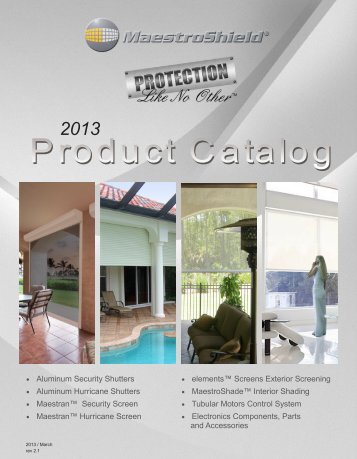 Product Catalog - Maestroshield