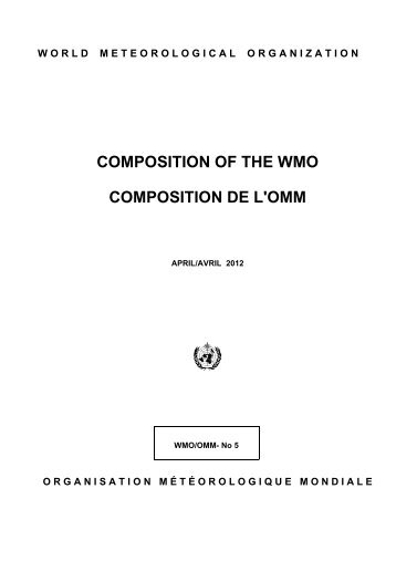 worldmeteorologicalor ganization - WMO