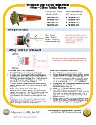 Setting Motor Limits - Maestroshield