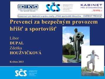 Prevencí za bezpečným provozem hřišť a sportovišť