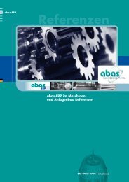 Referenzen - abas-Software-Partner