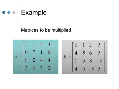 Parallel Algorithm for Dense Matrix Multiplication