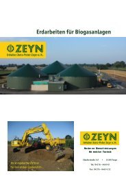 Erdarbeiten für Biogasanlagen-2011 - Zeyn