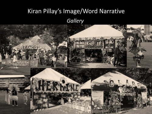 Kiran Pillay’s Image/Word Narrative