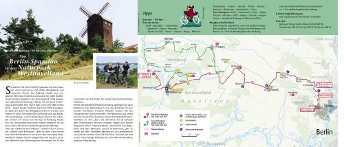 Havelland Radweg Reiseland Brandenburg