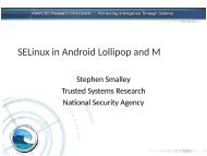 SELinux in Android Lollipop and M