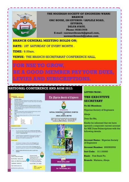 Public Lecture in Warri…